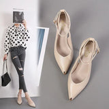 Fligmm Pointed Thin High Heels Shoes for Women Autumn Fashion Hollow Bow Pumps Solid Color Birthday Party Shoes Zapato