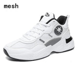 Fligmm Men Running Shoes High Top Sneakers Women Breathable Gym Athletic Shoes White Sneakers Height Increasing Zapatillas De Deporte