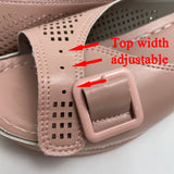 Fligmm Size Wedges Slippers Women 2024 Summer Buckle Fish Mouth Sandals Woman Lightweight Slope Heels Beach Flip Flops for Female