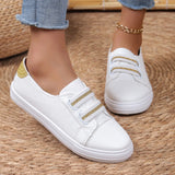 Fligmm Women Casual Shoes with Thick Bottom 2024 New Style for Spring and Autumn Women Sneakers Couple Sports Casual Skate White Shoes