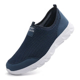 Fligmm Sneakers Men Summer Running Shoes Breathable Mesh Lightweight Walking Casual Shoes Slip-On Men's Driving Zapatillas Hombre