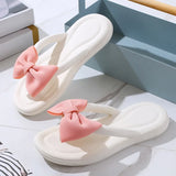 Fligmm Sole Flip Flops for Women 2024 Summer New Outdoor Beach Sandals Female Slides for Shower Non-Slip Soft Soft Slippers Shoes