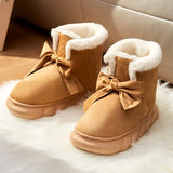 Fligmm New Winter Fur Snow Boots Women Luxury Thicken Plush Cotton Padded Shoes Woman Platform Lightweight Ankle Boots Botas Mujer