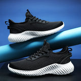 Fligmm Size 48 Men Sneakers Summer Running Shoes Mesh Breathable Light Comfortable Casual Shoe for Men Training Jogging White Shoes