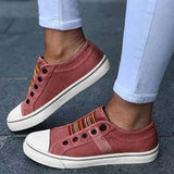 Fligmm Low-cut Trainers Canvas Flat Shoes Women Casual Vulcanize Shoes New Women Summer Autumn Sneakers Ladies WDHKUN