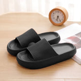 Fligmm Platform Bathroom Home Slippers Women Fashion Soft Sole EVA Indoor Slides Woman Sandals 2024 Summer Non-slip Flip Flops