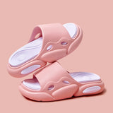 Fligmm Color Thick Platform Cloud Slippers for Women Eva Soft Air Cushion Slippers Woman Summer Non Slip Beach Flip Flops Sandals