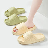 Fligmm Bathroom Slippers for Women Flat Non Slip Shower Shoes EVA Super Soft House Slippers Woman Summer Beach Slides Sandals