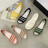 Fligmm Fashion Open-Toed Slides Shoes For Women Summer Flat Sandals Candy Color Casual Beach Outdoot Female Ladies Jelly Slippers