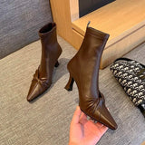 Fligmm Boots Patent Leather Designer Brand Luxury 2024 New Winter Ankel Boots Bow Wedding Party Dress Gladiator Women Shoes