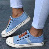 Fligmm Low-cut Trainers Canvas Flat Shoes Women Casual Vulcanize Shoes New Women Summer Autumn Sneakers Ladies WDHKUN