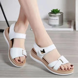 Fligmm New Women Sandals Comfy Roman Wedge Sandals Low Heels Beach Shoes Retro Women's Fashion Women's sandals