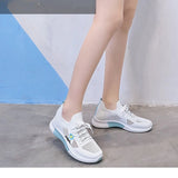 Fligmm Shoes 2024Hot Sale Lace on Women's Vulcanize Shoes Hollow Light Women Sneakers Flat Heel Solid Women's Casual Shoes