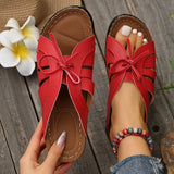 Fligmm Style Platform Sandals for Women Summer 2024 New Fashion Hollow Out Wedge Slippers Woman Comfortable Non Slip Beach Slides