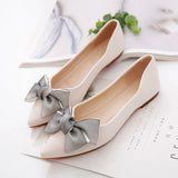 Fligmm Pointed Toe Casual Shoes for Women 2024 Spring Square Heel Slip-on Women's Single Shoes Soft Sole Comfortable Women's Shoes