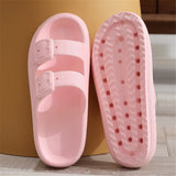 Fligmm 2024 Fashion Summer Slippers Women Indoor EVA Soft Sole Slides Women's Sandals Buckle Platform Flip Flops Shoes Woman 45