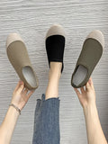 Fligmm Flat-Bottomed Women's Shoes Spring and Breathable Mesh Casual Vulcanized Shoes Women Work Loafers Casual Flats Shoes