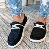 Fligmm Fashion Casual Plus Size Flats Shoes Women Work Shoes Comfortable for Work Breathable Loafers Sneakers Zapatos De Mujer