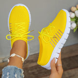 Fligmm Breathable Mesh Slippers for Women 2024 Lightweight Slip On Walking Shoes Woman Yellow Flat Bottom Non Slip Half Slippers