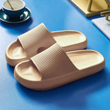 Fligmm Platform Bathroom Home Slippers Women Fashion Soft Sole EVA Indoor Slides Woman Sandals 2024 Summer Non-slip Flip Flops