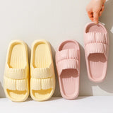 Fligmm Home Soft Sole Cloud Slippers Women Summer Beach Thick Platform Female Flip Flops Eva Non Slip Sandals for Bathroom Slide