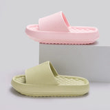 Fligmm Women's Thick Platform Cloud Slippers Summer Beach EVA Soft Sole Pillow Slides Flip Flops Woman Non Slip Bathroom Home Slippers