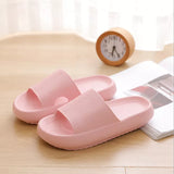 Fligmm Platform Bathroom Home Slippers Women Fashion Soft Sole EVA Indoor Slides Woman Sandals 2024 Summer Non-slip Flip Flops