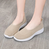 Fligmm New Women's Shoes Fashion Mesh Breathable Comfortable Soft Sole Casual Single Shoe for Women Zapatos Casuales