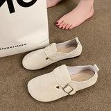 Fligmm Woman Flats Casual Female Sneakers All-Match Modis Soft Slip-on Dress Moccasin 2024 Summer New Slip On Breathable PU Fashi