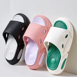 Fligmm Color Thick Platform Cloud Slippers for Women Eva Soft Air Cushion Slippers Woman Summer Non Slip Beach Flip Flops Sandals