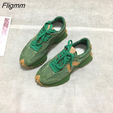 Fligmm New Women Sneakers Fashion Autumn Women Casual Shoes Breathable Women Platform Dad Shoes Sneakers Zapatillas Mujer 0410