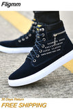 Fligmm and autumn new Zapatillas de correr high men's shoes canvas men's casual wild shoes fashion large size sneakers shoes 64