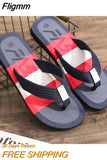 Fligmm Men Flip Flops Beach Sandals Summer Slippers Non-slip Casual Flat Shoes Slippers Indoor House Shoes for Men Outdoor Slides