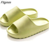 Fligmm Hot Sale New Slippers Flip Sesame Street Man Beach Shoes Summer 2023 Fashion Solid Color Slippers Women Outdoor Slippers