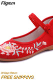 Fligmm New spring and autumn summer casual women's flat shoes casual embroidery ladies shoes