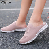 Fligmm Mesh breathable Vulcanize Shoes Women Sandals Slip-On Beach Slippers Unisex Sneakers Fashion Clogs Men Feminino Zapatos