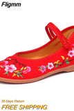 Fligmm New spring and autumn summer casual women's flat shoes casual embroidery ladies shoes