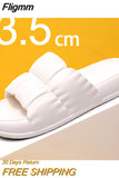 Fligmm Women's EVA Soft Cloud Slippers Summer Thick Platform Beach Slides Sandals Women 2023 Non-slip Flip Flops Room Unisex Slippers