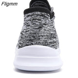 Fligmm Men Casual Shoes Loafers 2023 Breathable Sneakers For Men Shoes Outdoors Flock Male Footwear Walking Comfortable Shoes Men