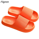 Fligmm Thick Bottom Cloud Slippers Non-Slip Flip Flops Men Women Beach Sandals Fashion Soft Sole EVA Indoor Slides Bathroom Slipper