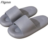 Fligmm Summer Womens Slippers Couple Sandals Beach Slides Cartoon Bear Flip Flops Men's Thick Sole Indoor Bathroom Anti-Slip Shoes