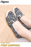 Fligmm Ladies Casual Comfort Bohemian Slip On Lazy Shoes Female Womens Flat Slip On Canvas Strap Loafers Straw Espadrilles