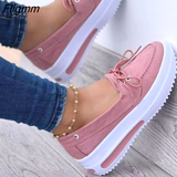 Fligmm Spring Summer Women Casual Shoes Leisure Sneakers For Women Lace Up Women's Shoes Comfort Outdoor Ladies Loafers Plus Size