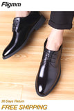 Fligmm Men's Breathable Leather Shoes Black Soft Leather Soft Bottom Spring And Autumn Best Man Men's Business Formal Wear Casual Shoe