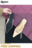 fligmm Flat Heels Women Sandals Slingback Pointed Toe Casual Shoes Women Dress Party Office Ladies Shoes Slip On Mule Sandalias