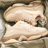 Fligmm New Women Sneakers Fashion Autumn Women Casual Shoes Breathable Women Platform Dad Shoes Sneakers Zapatillas Mujer