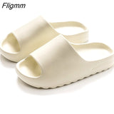 Fligmm Hot Sale New Slippers Flip Sesame Street Man Beach Shoes Summer 2023 Fashion Solid Color Slippers Women Outdoor Slippers