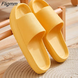 Fligmm Platform Bathroom Home Slippers Cloud Slippers Women Soft Sole EVA Indoor Slides Sandals 2023 Summer Non-Slip Flip Flops