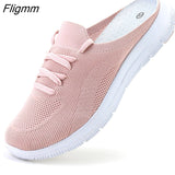 Fligmm Mesh breathable Vulcanize Shoes Women Sandals Slip-On Beach Slippers Unisex Sneakers Fashion Clogs Men Feminino Zapatos