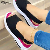 Fligmm Women Sandals Lightweight Summer Sandals Shoes Women Elegant Heeled Sandals Platform Heels Summer Shoes Wedges Zapatos Mujer